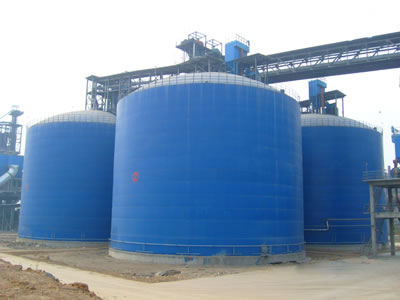 天等水泥钢板库改造